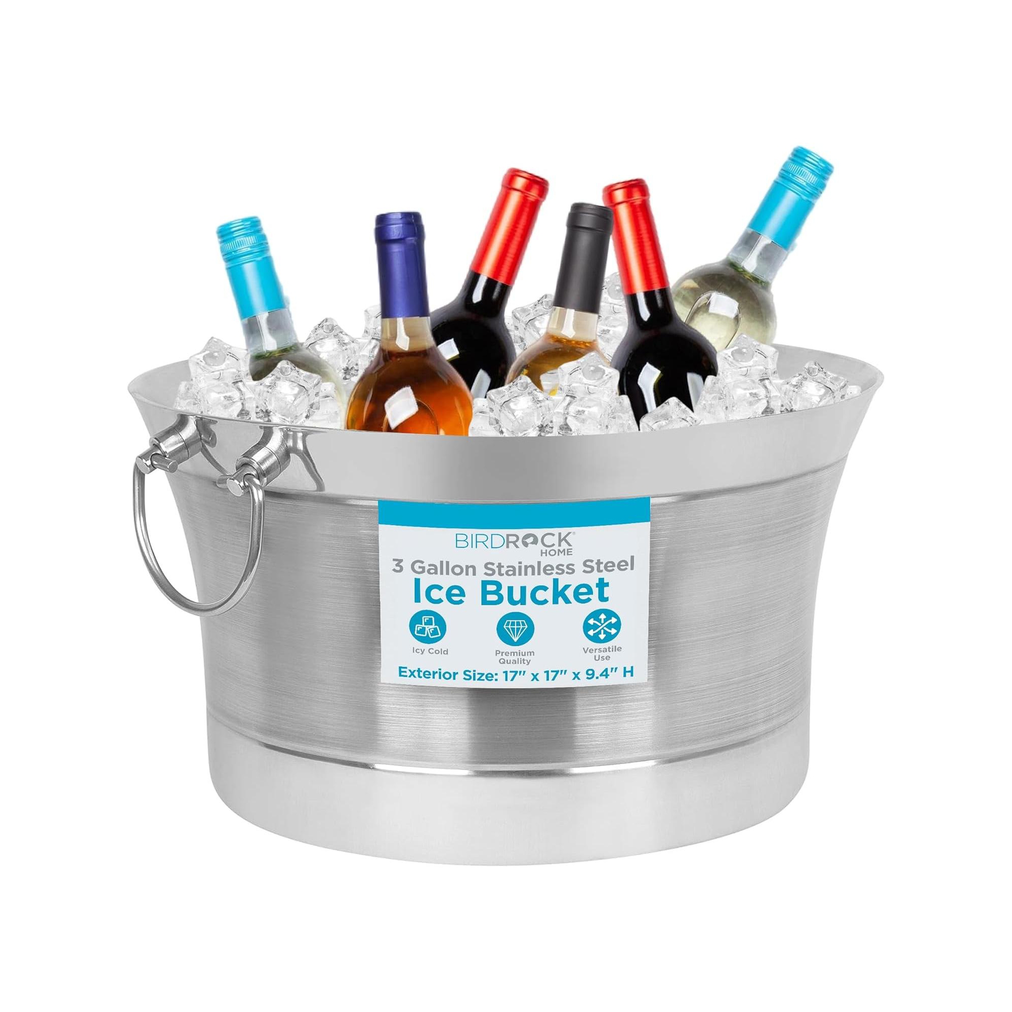 BirdRock Double Wall Round 3 Gallon Beverage Tub
