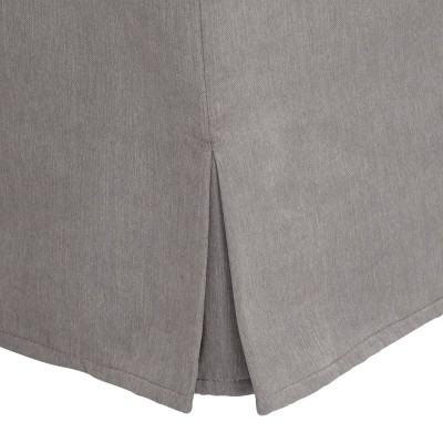 Slate Gray LiveSmart Fabric Slipcover Dining Chair with Caster Wheels