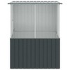 vidaXL Bird Cage Anthracite 154 x 154 x 200 cm Galvanized steel - 4 of 4