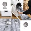 Acekool 2x6 Runner Rug - Washable Non-Slip Kitchen Carpet in Grey - 4 of 4