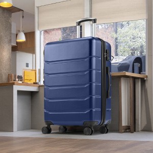 FONTOI 20/24/28 Inch Luggage Blue Expandable Hardshell Suitcase Carry On Luggage Checked Luggage, Stylish Rolling Luggage With TSA Lock - 1 of 4