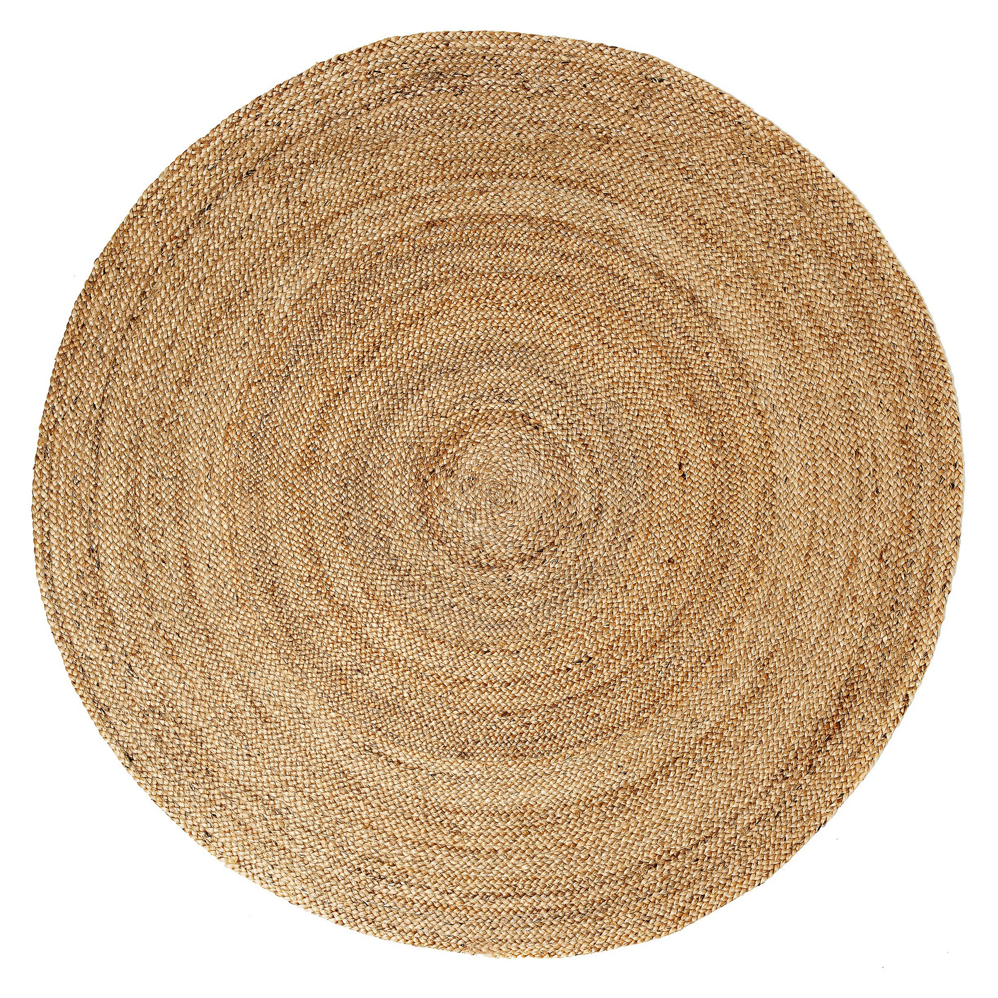 6' Solid Area Rug Natural - Anji Mountain, Size: 6' ROUND