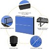 Acekool Portable Table Tennis Game Set with Demountable Nylon Net, 2 Paddles & 3 Balls, Waterproof Aluminum Ping Pong Table, Blue - 4 of 4