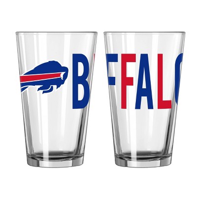  NFL Buffalo Bills Overtime Pint Glass - 16oz 