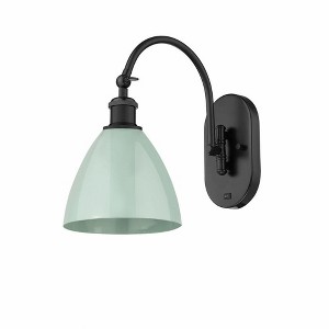Plymouth Dome - 1 Light Wall Sconce In Industrial Style-13.25 Inches Tall and 7.5 Inches Wide - 1 of 1