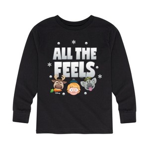 Boys' - Disney - All The Feels Long Sleeve Graphic T-Shirt - 1 of 4