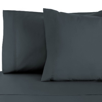 300 Thread Count Rayon From Bamboo Solid Set of 2 Pillowcase Set by Blue Nile Mills