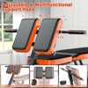GIKPAL Multi-Functional FID Weight Bench – Hyper Back Extension, Roman Chair, Adjustable Incline Decline Bench,Support up to 1000lbs - 3 of 4