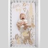 NoJo Deer To My Heart Tan, Brown and White Tree Leaf 100% Cotton Photo Op Fitted Crib Sheet - 2 of 4