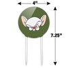 Pinky and the Brain The Brain Head Acrylic Cake Topper - 2 of 4