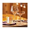 TAG Chelsea Optic Coupe Glass Amber - 12oz Drinkware for Everyday Use, Hand Wash Only, 6.5" H x 4.5" L x 4.5" W - 2 of 3