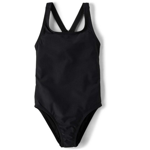 The Children's Place Girls Sleeveless Cut-Out One Piece Swimsuit Black M (7/8)