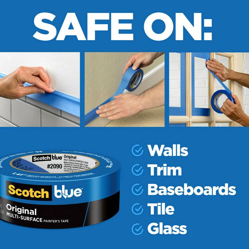 Scotch Blue Multi-Surface Painter&#39;s Tape .94&#34; x 60yd, 6 of 18