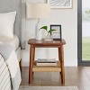 Alaterre Calais Acacia Wood Side Table, Chestnut - 3 of 4