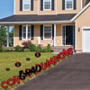 Big Dot of Happiness Red Graduation Party Yard Signs - Outdoor Lawn Decorations - ConGRADulations - 2 of 4