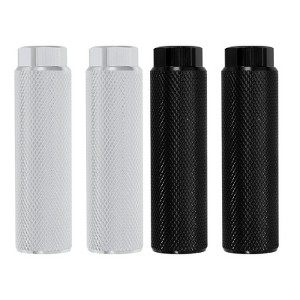 Unique Bargains Aluminum Alloy Anti-Skid Fit 3/8 Inch Axles Rear Mountain Stunt Bike Pegs 4 Pcs - 1 of 3