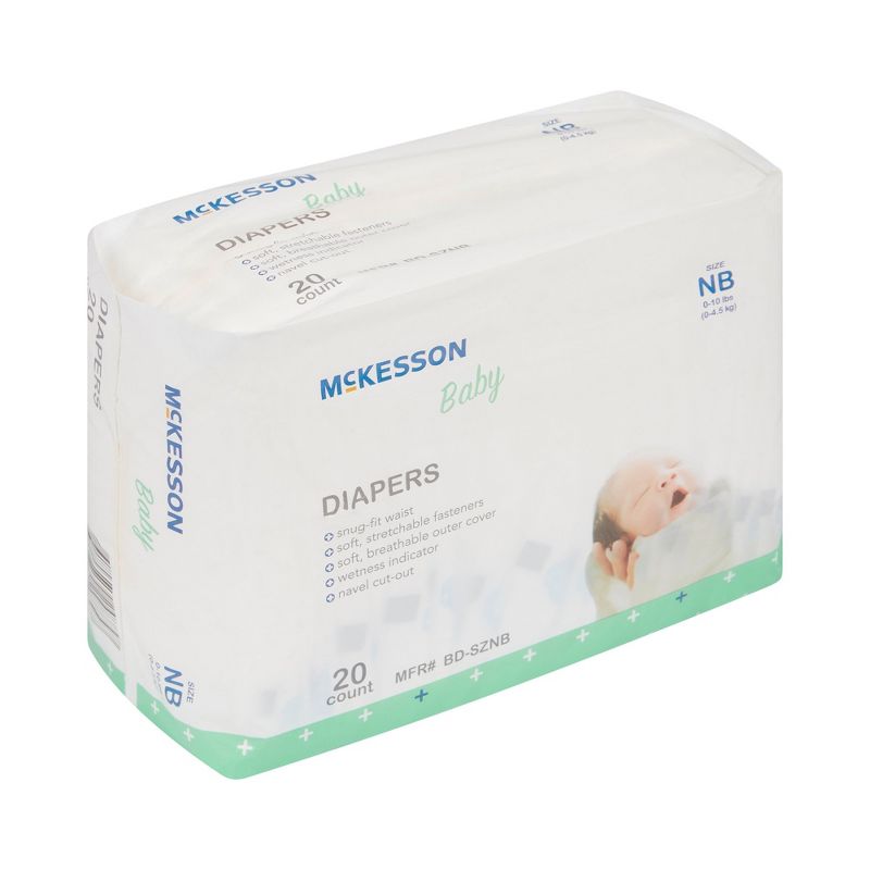 McKesson Baby Diapers for Newborns - Disposable, 0 to 10 lbs, 3 of 5