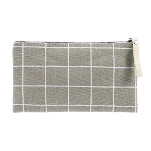 Unique Bargains Women's Durable Lattice Large Cosmetic Bag 1 Pc - 1 of 3