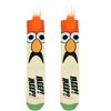 The Muppets Beaker Meep Meep Fuzzy Hair Adult Crew Socks Multicolored - 2 of 4