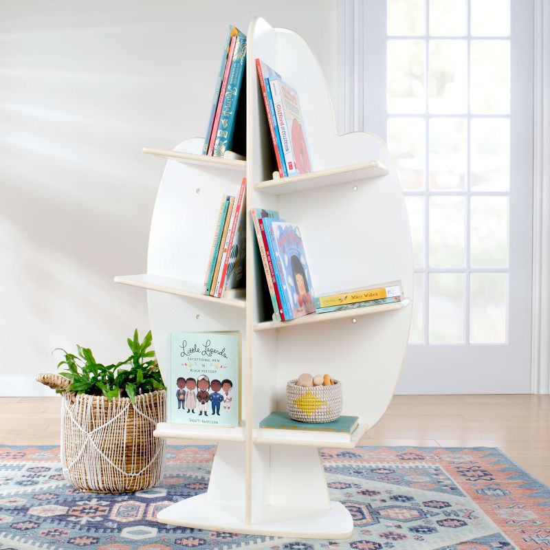 Guidecraft EdQ Reading Tree: Children's Wooden Tree-Shaped Bookshelf for Kids' Bedroom, Classroom or Playroom Free Standing Book Rack, 1 of 8