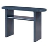 Wooakway 47.8"L 30"H 14.9"D Round Console Table TV Stand Sofa Table for Entryways Living Rooms Bedrooms Hallways - 3 of 4