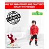 Sesame Street Elmo Fleece Half Zip Sweatshirt and Pants Set Infant to Toddler - image 2 of 4