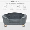 Akoasm Dog Sofa & Couch Bed With Washable, Waterproof And Removable Cushion For Small Pets-Gray - 4 of 4