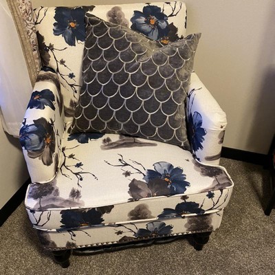 Boaz floral fabric online chair