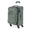 SWISSGEAR Zurich Softside Carry On Spinner Suitcase - Green - 2 of 4