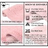 Waterford Collection Tufted Bath Rug, Extra Soft and Absorbent, Non-Slip Bath Mats, Machine Washable bath rugs for Bathroom, 2 Piece Set, Pink - 3 of 4