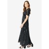 Roaman's Women's Plus Size Sequin Maxi Dress. - 4 of 4