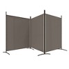 'vidaXL Anthracite 3-Panel Room Divider - Versatile and Foldable Home Decor - Enhances Privacy and Aesthetics - Easy to Store - 4 of 4