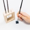 da Vinci MINIATURE MAESTRO Miniature Brushes, Natural Kolinsky Red Sable, All Paint Types, Pointed, Series 70, Assorted, 3 Brush Set in Wooden Stand - 4 of 4