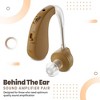 MEDca Digital Hearing Amplifier, BTE Behind the Ear Sound Amplifier Pair and Personal Sound Enhancer Set with Noise Reducing Feature - 2 of 4