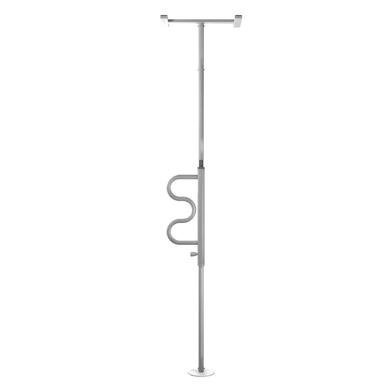 Stander Security Pole and  Curve Grab Bar - Iceberg White, 3 of 9