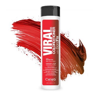 Celeb Luxury Viral Red for Brunettes Colorditioner, 8.25 oz