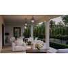 Urban Ambiance Luxury Farmhouse Outdoor Pendant 15''H x 10''W,  Midnight Black Finish,  Gilbert Collection, UHP1420 - 2 of 4