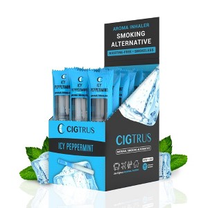 Cigtrus Oral Fixation Flavored Air Inhaler, Natural Habit Replacement, Stress Relief, 20 Pack - 1 of 4