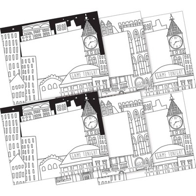 Color Me! Cityscapes Self-Adhesive Name Tag Labels - Barker Creek