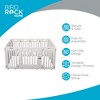 BIRDROCK HOME Dog Playpen w/ Door, 12 Panels, 25.6in H | Non-Slip, Secure Plastic Pet Gate | Indoor/Outdoor Fence for Small to Medium Pets - White. - 2 of 4