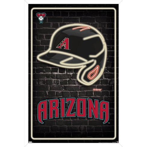 Trends International Mlb Arizona Diamondbacks - Neon Helmet 23 Unframed  Wall Poster Print Clear Push Pins Bundle 22.375 X 34 : Target