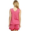 Dreamcrest Womens Satin Trim & Embroidered Short Set  Stylish & Comfortable Loungewear - 2 of 2