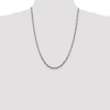 Black Bow Jewelry 3.25mm, Sterling Silver, Solid Byzantine Chain Necklace - 2 of 4