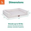 FurHaven Plush & Embossed Velvet Dreamer Orthopedic Sofa Pet Bed for Dogs and Cats - 2 of 4