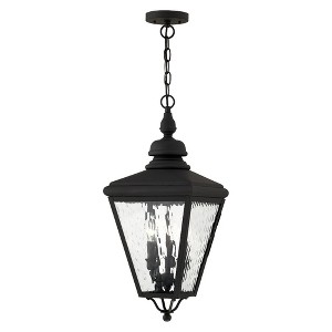 Livex Lighting Cambridge 3 - Light Pendant in  Black - 1 of 2