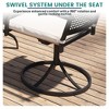 Mondawe 9-Piece Outdoor Patio Dining Set,With 1 Piece Extendable Rectangle Table and 8 Piece 360 Degree Swivel Chair - 4 of 4
