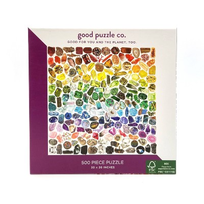 Good Puzzle Co. Rainbow Crystals Jigsaw Puzzle - 500pc