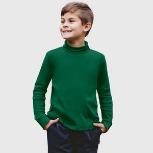 City Threads Kids Soft Cotton Turtleneck - USA-Made, Breathable & Versatile Layering Top for Boys and Girls - 1 of 4