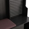 Sapphtopaz Hall Tree with Storage Shelves&Drawers,Entryway Bench with Removable Cushion,Coat Rack with 4 Hook Shoe Cabinet for Entryway,Hallway - 3 of 4