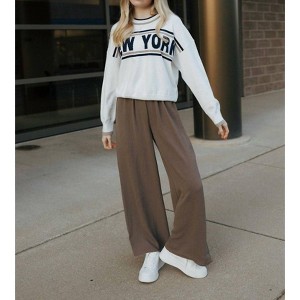 Women's Elastic Waist Pants - MIOU MUSE S - 1 of 4
